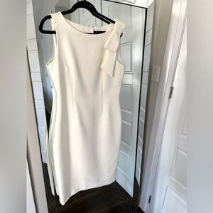 Saundra Augellazzi White Bow Dress